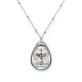 Angel Wings Necklace See of Heaven  Memorial Pendant